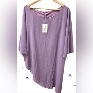 NWT Flucurvy Elegant Lavender Women's Top